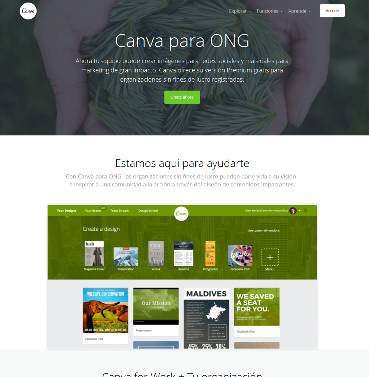 Canva is updated: speaks Spanish and has new features